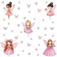 Adesivo de Parede Fadas Infantil Lavável - Decoração Segura e Divertida para Quarto de Criança - imagem 3