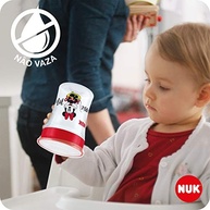 NUK Copo Antivazamento 360° Disney Magic Cup 230ml - Menina Vermelho | Transição Segura da Mamadeira - imagem 4