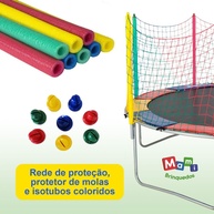 Cama Elástica 3,05m PapiBrink: Diversão Segura! - imagem 2