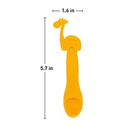 Colher em Silicone Porquinho Marcus e Marcus Rosa - Segura e Divertida para Bebês - imagem 4