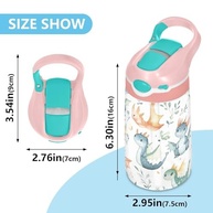 Garrafa Baby Dragons Tritan 480ml com Bico Silicone - Segura, Portátil e à Prova de Vazamento - imagem 4