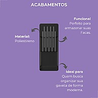 Organizador de Facas: Gaveta Perfeita e Segura! - imagem 2