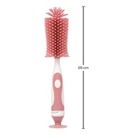 Escova de Silicone Rosa para Lavar Mamadeira Buba - Limpeza Profunda e Segura - imagem 2