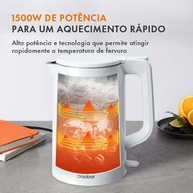 Chaleira Elétrica Gaabor 1,7L: Rápida e Segura! - imagem 2