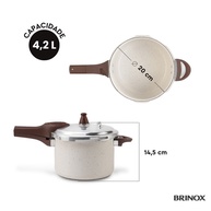 Panela de Pressão Brinox Ceramic Life: Rápida e Segura! - imagem 2