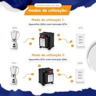 Transformador Bivolt 5000VA: Energia Segura para Seus Eletrodomésticos Essenciais - imagem 5