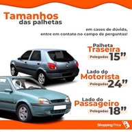 Kit 3 Palhetas Limpador Para-brisa Silicone Ford Fiesta 1996-2004 - Visão Clara e Segura - imagem 5