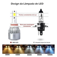 Par de Lâmpadas Super LED C6 6000K: Iluminação Potente e Segura para Seu Veículo - imagem 5