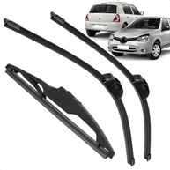 Kit 3 Palhetas Limpador Para-brisa Silicone Renault Clio (1999-2017) - Visão Clara e Segura - imagem 2