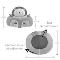 Assento Infantil Leãozinho - Almofada de Apoio Confortável e Segura para Bebês - imagem 3