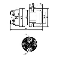 Relé Solenoide 24V 200A ZM 404: Partida Segura! - imagem 2