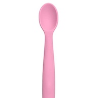 Colher de Silicone para Bebê Rosa - Segura, Macia e Fácil de Limpar - imagem 4
