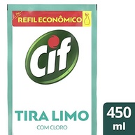 Kit 2 Refis Desinfetante Cif Tira-Limo 450ml - Limpeza Profunda e Segura para sua Casa - imagem 3