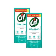 Kit 2 Refis Desinfetante Cif Tira-Limo 450ml - Limpeza Profunda e Segura para sua Casa - imagem 2