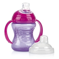 Copo com Alça e Bico de Silicone Nûby Lilás - Transição Segura e Confortável - imagem 1