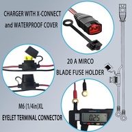 Pacote com 2 Conectores X-Connect M6 para Carregadores NOCO - Carga Rápida e Segura - imagem 3