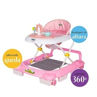 seguranca-a-de-la-6-andador-infantil-rosa-musical-e-bamba-bebes-a-diversao-para-partir-meses-a