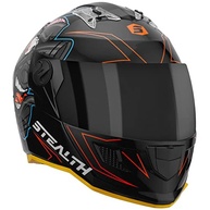 Capacete Fechado Stealth Carburetor 58: Segurança e Estilo Incomparáveis com Viseira Fumê! - imagem 5