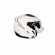 Capacete Peels Mirage Classic Aberto Moto Branco/Grafite - Segurança e Estilo - imagem 5
