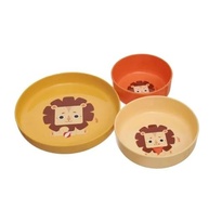 Kit 3 Pratos com Ventosa Kouii Filhotiis Leão Leo - Segurança e Diversão na Alimentação Infantil - imagem 3
