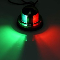 Luz de Navegação LED Inox para Barcos e Iates - Vermelha/Verde 12V | Segurança e Visibilidade - imagem 2