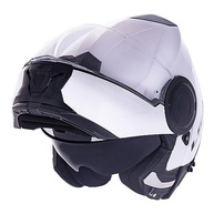 Capacete Robocop LS2 Scope Monocolor Branco Brilhante: Segurança e Estilo Articulado - imagem 4