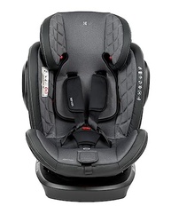Cadeira Auto Kikkaboo Stark Isofix 360° Grupo 0+/1/2/3 (0-36kg) Cinza Escuro - Segurança e Conforto Giratório - imagem 5