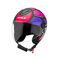 Capacete Peels Freeway 1ST Aberto Preto Fosco/Pink - Segurança e Estilo para Sua Moto - imagem 3