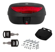 Bauleto Moto 45L Pro Tork Smart Box: Segurança e Estilo para 2 Capacetes (Vermelho Refletor) - imagem 3