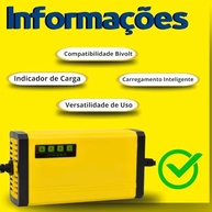 Carregador Inteligente 12V 2A Bivolt Pratiarejo®: Potencialize Carros e Motos com Segurança! - imagem 5