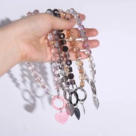 Phone Chain de Cristal com Clipe: Estilo e Segurança no Celular - imagem 4