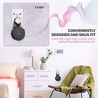 Suporte de Tomada Coby para Google Home Mini: Organização e Segurança | Preto - imagem 5