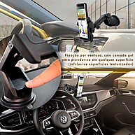 Suporte Celular Automotivo: Fixe Seu Celular com Segurança! - imagem 2