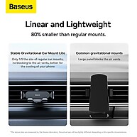 Suporte Carro Baseus: Fixe Seu Celular com Segurança - imagem 2