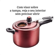 Panela de Pressão 4,5L com Visor: Cozinhe com Segurança! - imagem 2