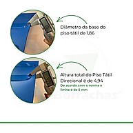 Piso Tátil Direcional: Guie com Segurança! - imagem 2