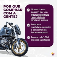 Trava Cadeado Antifurto para Moto: Segurança Máxima com Disco de Freio e Lembrete! - imagem 5