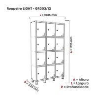 Locker Aço 12 Portas: Organize com Segurança! - imagem 2