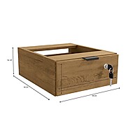 Gaveteiro de Mesa Freijó 36cm: Organize-se com Segurança! - imagem 2