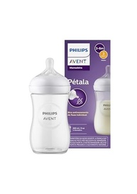 Mamadeira Philips Avent Pétala 3.0 260ml com Bico Médio - Conforto e Segurança para o Bebê - imagem 2