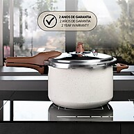 Panela de Pressão 6.8L Brinox: Cozinhe Rápido com Segurança - imagem 2