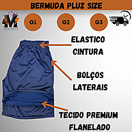 Bermuda Plus Size Dri-Fit: Conforto & Segurança! - imagem 1