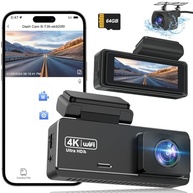 Câmera Veicular 4K Frontal e Traseira com WiFi e App - Segurança e Controle Total - imagem 2