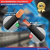 Cabo Flexível Antichama 2,5mm: 100m de Segurança - imagem 2