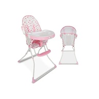 Cadeira de Alimentação Flash Baby Rosa - Conforto e Segurança para Bebês - imagem 2