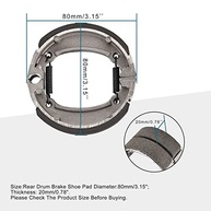 Tênis de Freio a Tambor Traseiro GOOFIT para Scooter e ATV 50cc 70cc - Segurança e Desempenho - imagem 3