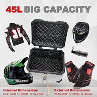 Baú Universal Donpida 45L para Moto: Segurança, Conforto e Estilo na Sua Viagem! - imagem 4