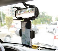 Suporte Universal para Celular 360° - Espelho Retrovisor Carro | Segurança e Praticidade - imagem 3