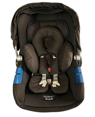 Redutor Anatômico Bebê Conforto 100% Algodão - Conforto e Segurança para Seu Bebê (Preto) - imagem 1