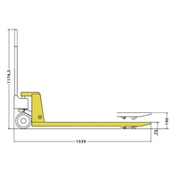 Paleteira Manual Menegotti 2.0 Ton – Agilidade e Segurança - imagem 2